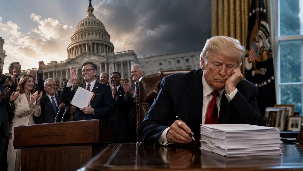 Congress Passes Housing Bill, Trump Delays Signing It