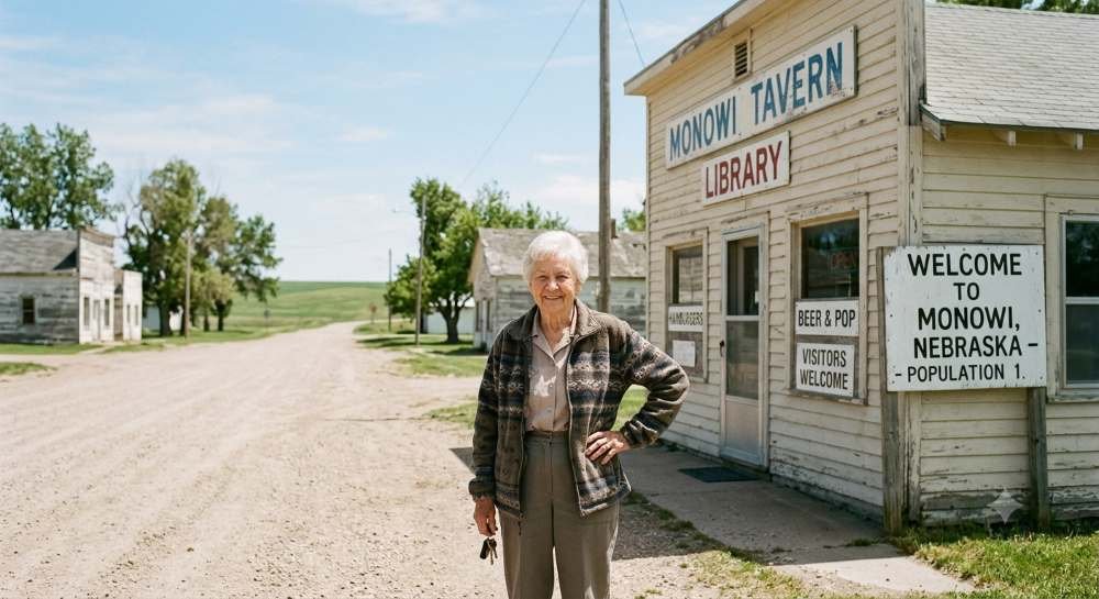 She Runs America's Smallest Town — Population Just 1